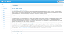 Desktop Screenshot of bustthethrust.com