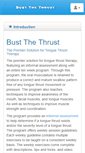 Mobile Screenshot of bustthethrust.com